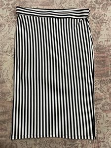Striped Pencil Skirt