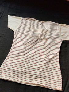 Striped Button-Up Top
