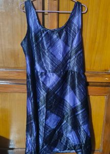 Elegant Plaid Sleeveless Dress