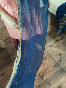 Embellished Blue Kurta