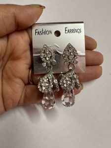 Sparkling Crystal Drop Earrings