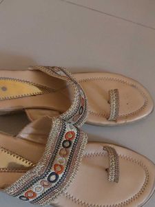 Embellished Sandal Heel