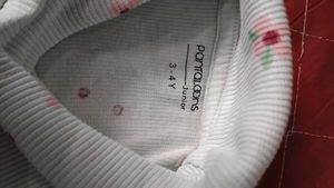Floral Print Long Sleeve Top with pant for kids