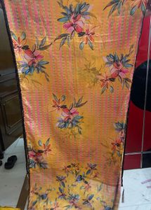 Elegant Yellow Anarkali Gown