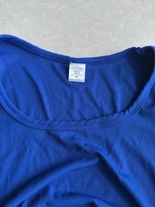 Blue Crop Top