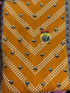 Pakistani style mirror work Dress Material