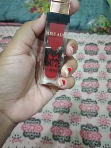 brick Red colour lipstick