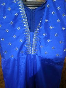 Blue golden boho jumpsuit