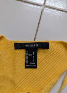 Mustard Ribbed Tank Top