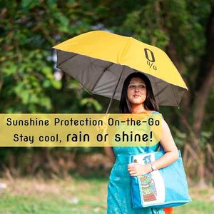 Yellow Wine Bottle Umbrella