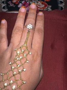 Exquisite Hand Harness Bracelet with Ring