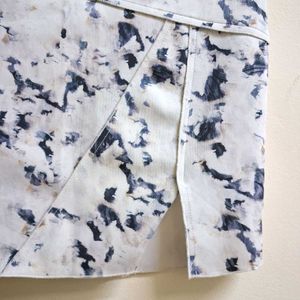 Stylish Abstract Print Mini Skirt