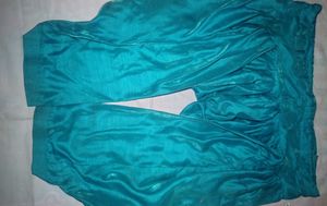Teal Green Embroidered Kurti Set with Salwar