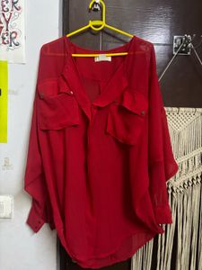Classic Mesh Red Shirt