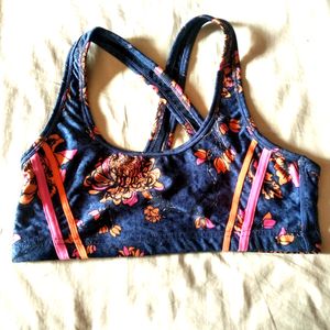 Floral Print Sports Bra
