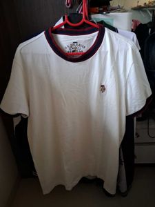 US Polo White T-Shirt