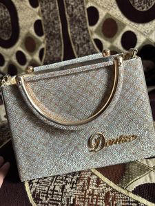 Vintage Sparkly Evening Clutch Bag