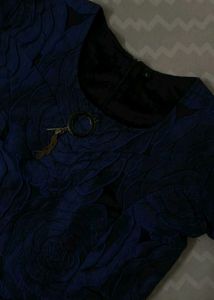 Elegant Royal Blue Ethnic Gown