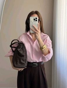 sale::Chic Pink pure cotton Button-Up Shirt || nev