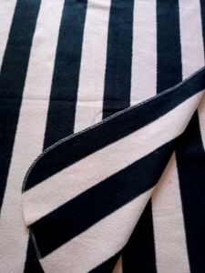 Striped Fleece Throw Blanket