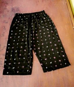 2 Pc SetT-Shirt with Black Printed Shorts