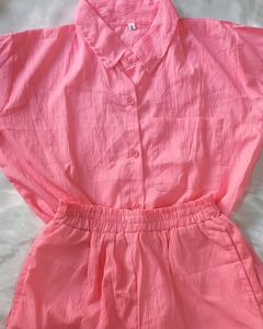 Pink Loose Coord Set