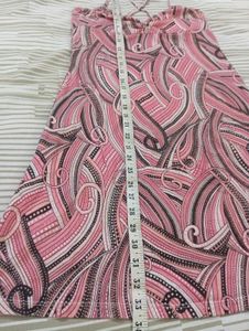 Pink Swirl Print Mini Dress