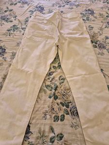 Cream Wrangler Jeans