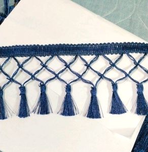 Navy 💙🔵💙 Blue Tassle Lace