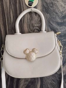 Cute Cream Crossbody Bag