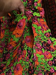 Zara Vibrant Floral Print Wrap Dress