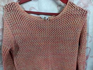 Mesh Knit Sweater