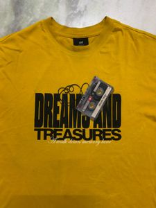 H&amp;M Yellow Graphic T-Shirt