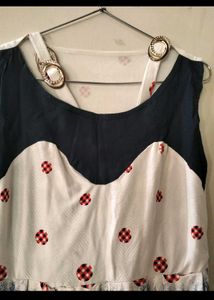 Casual Printed Sleeveless Dress (beach special)