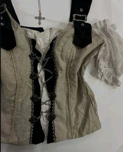 Vintage Style Corset Top