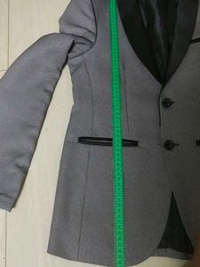 Grey Patterned Suit