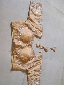 Embellished golden Blouse