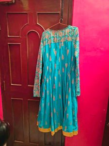 Elegant Blue Kurta Set with Dupatta
