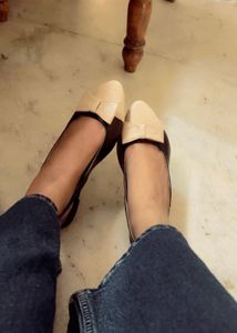 Chic Slingback Bow Flats