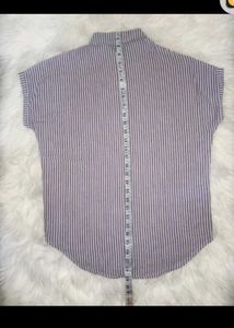 Pintresty Striped Sleeveless Shirt