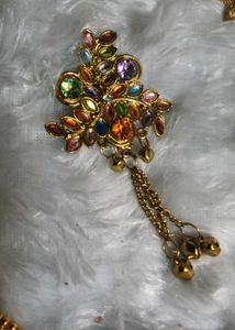 Vibrant Multi-Stone Statement Brooch