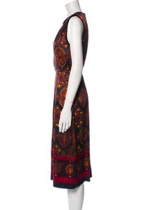 Designer Silk Printed Dress