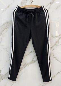 M size Adidas Black lower with White Stripes