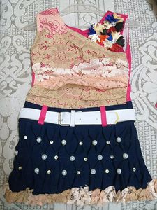 Mehboob Girl's Wear Set for 1year Old Girls