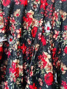 Floral Print Kaftan Dress