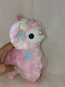 Cute Tie-Dye Alpaca Plush Toy
