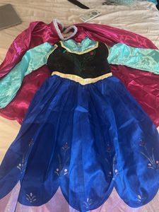 Halloween Princess Anna Costume with Cape