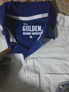 Men's White Polo T-Shirt