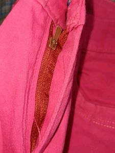 Pink Denim Jeans