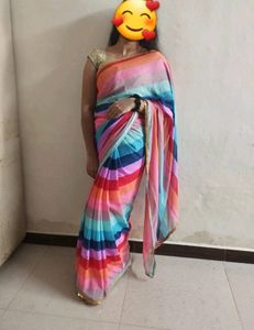 Sale Price 💥Aliya's Famous Multicolor Saree 💖